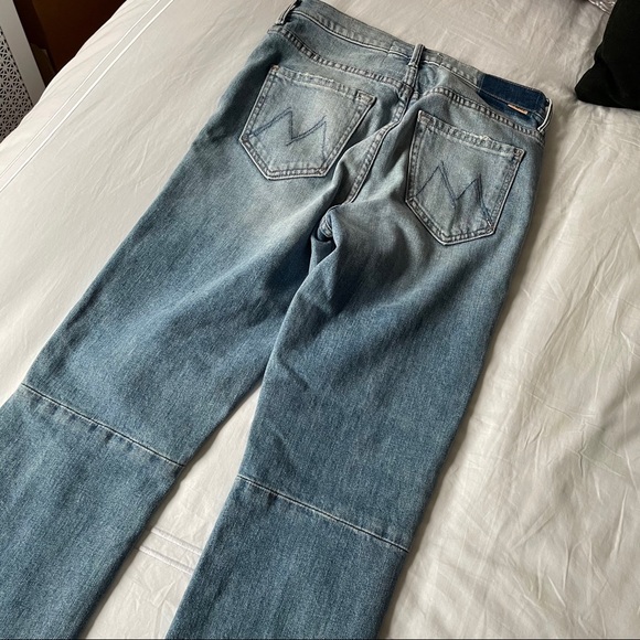 MOTHER High Waisted Rascal Zip Step Fray - Picture 11 of 13